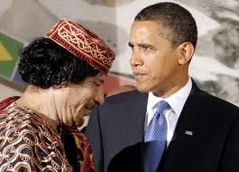 Gadhafi In Better Times - courtesy navytimes.com